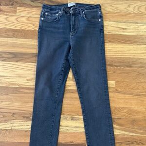 AGOLDE SPHIE CROP HIGH RISE SKINNY JEAN SIZE 26 EXCELLENT CONDITION